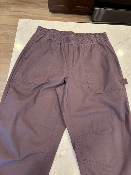 Old Navy Pants - Old Navy Women’s  Cargo Ankle Pants in gray- purple